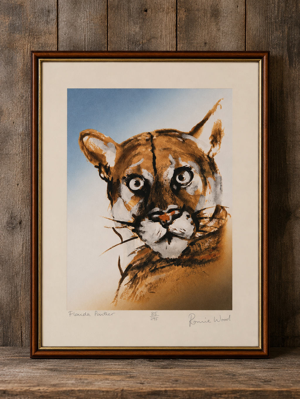 Ronnie Wood's Tusk, Tiger, Florida Panther & Mandrill Limited Edition Screenprint Collection