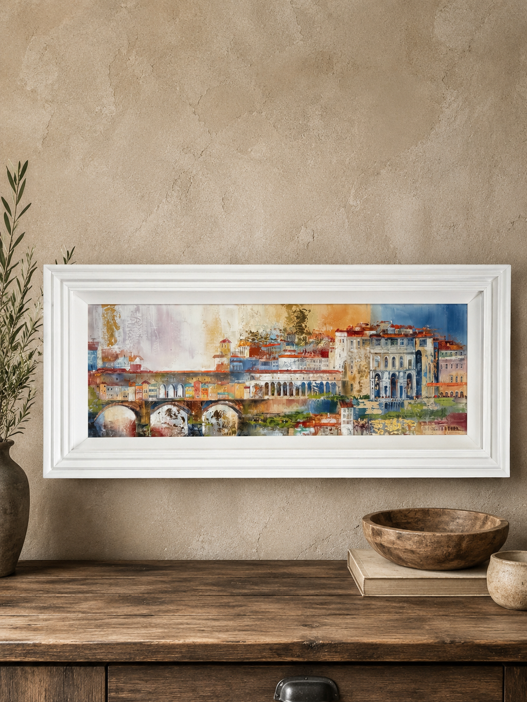 Original Oil Painting - 'Florence' by Veronika Benoni