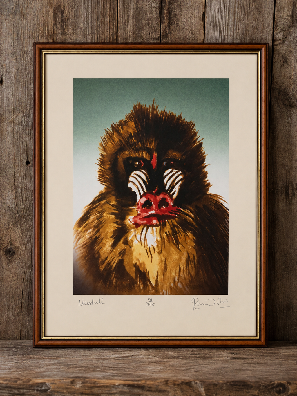 Ronnie Wood's Tusk, Tiger, Florida Panther & Mandrill Limited Edition Screenprint Collection