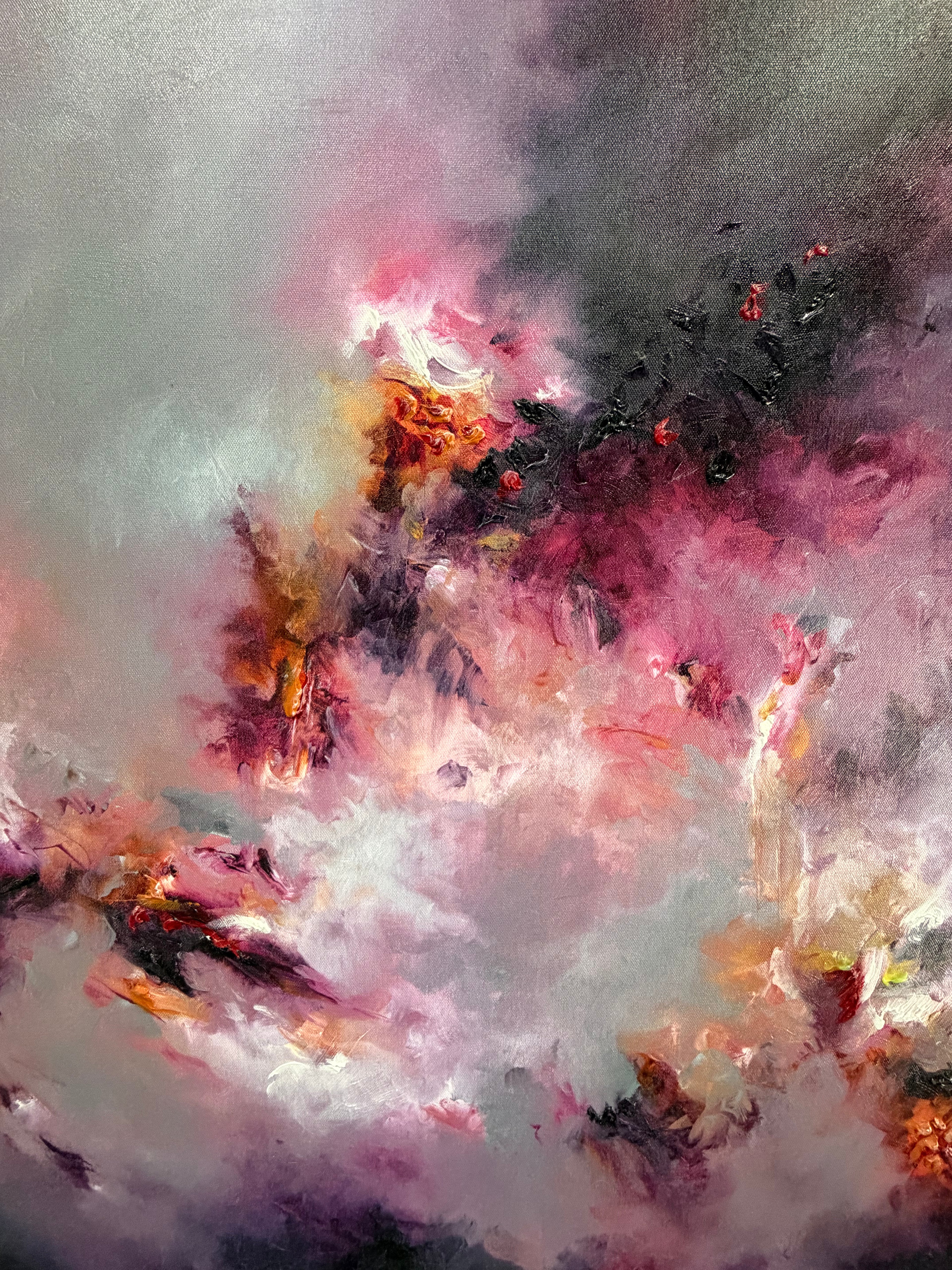 Limited Edition Artwork 'Damson Flame" By Alison Johnson